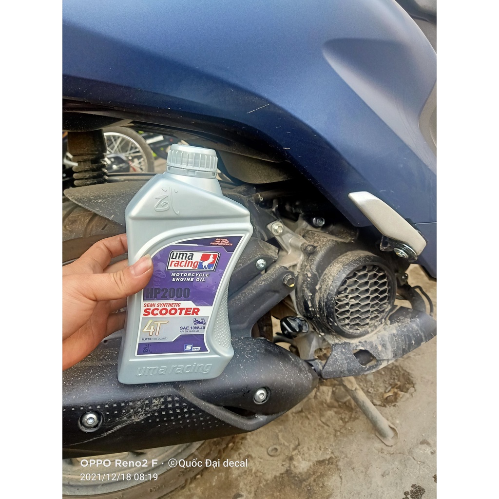 Dầu nhớt động cơ Uma Racing Chính hãng dành cho xe số, xe ga 10W30 10W40 10W50 Hp200 Hp 3000 exciter, winner, wave, sh