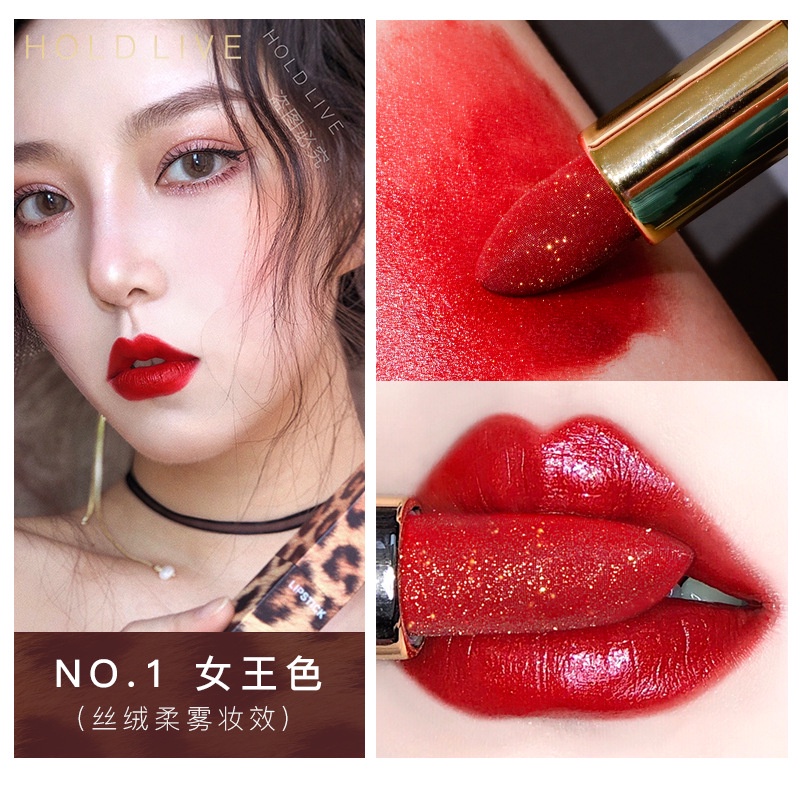 Son thỏi Hold Live Leopard Texture Son kem HOLD LIVE mềm mịn mọng môi