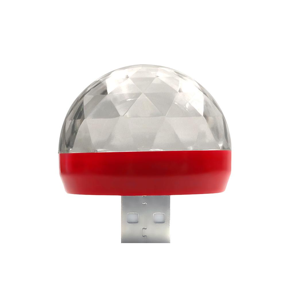 Đèn Led DJ RGB Mini Cổng USB Gắn Trong Xe Hơi Tiện Dụng