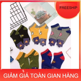 Set 10 đôi tất siêu nhân mới, tất cho bé hình siêu nhân