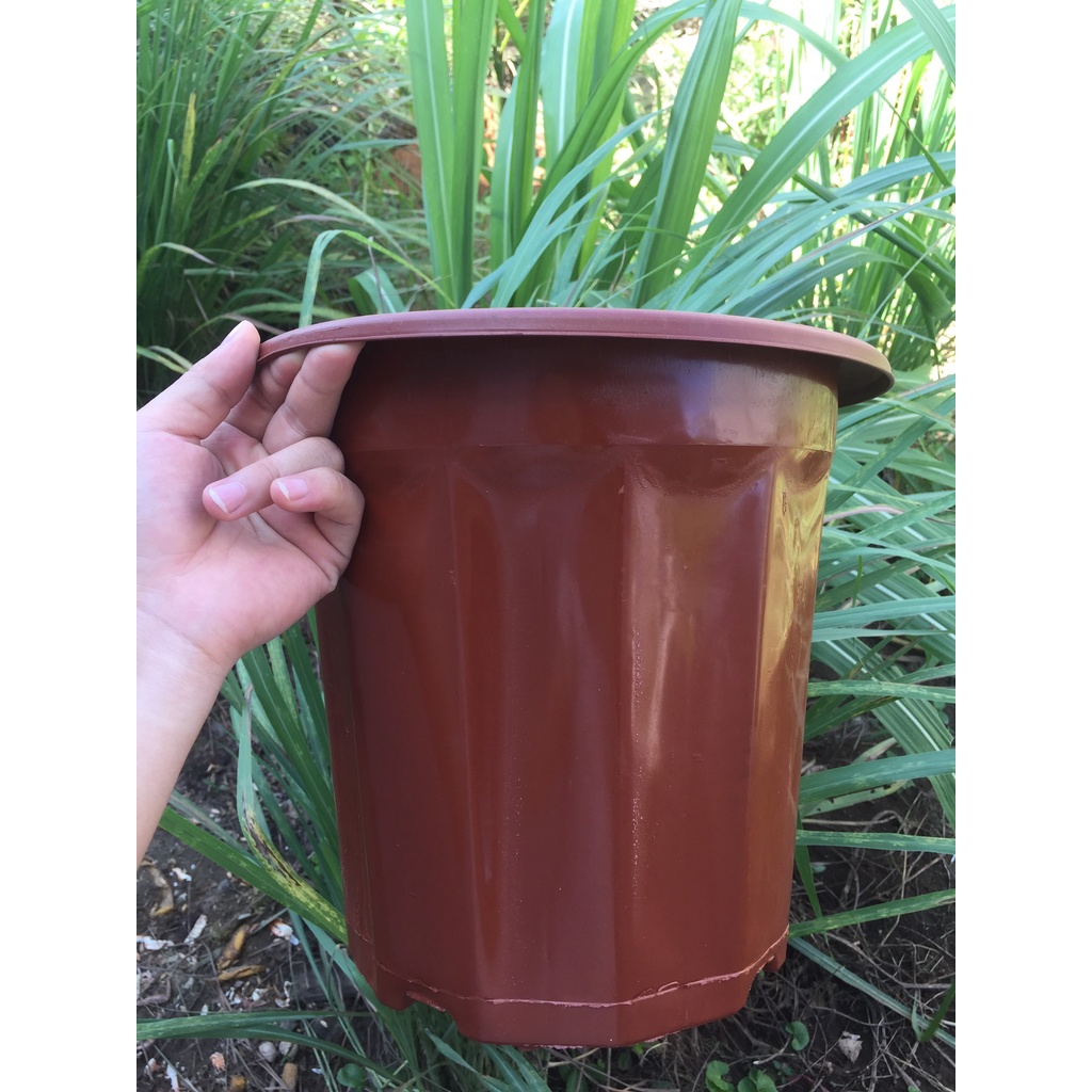 15 CHẬU NHỰA TRỒNG CÂY MÃ #E320 (BẠT PHỦ ĐẤT CHỐNG CỎ MỌC, BẦU KHAY TÚI ƯƠM...)