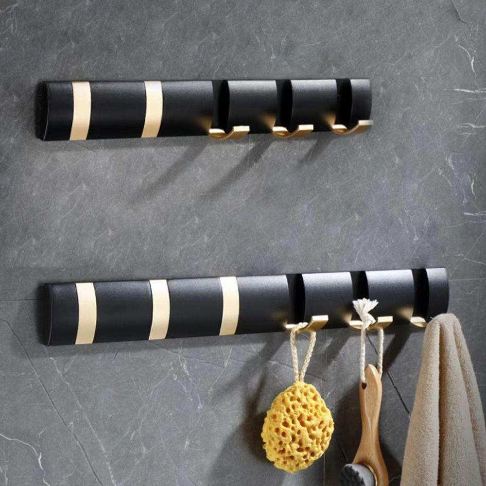 Móc cabezant móng tay có thể thu vào tường lắp đặt miễn phí cho phòng tắm giá đỡ quần áo cửa sau