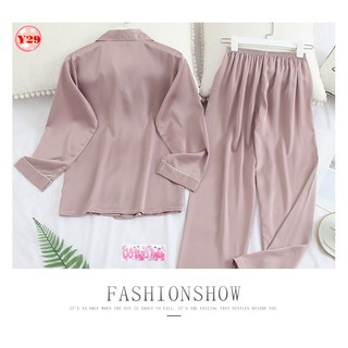 Pijama Lụa Dài Tay Cao Cấp Y29