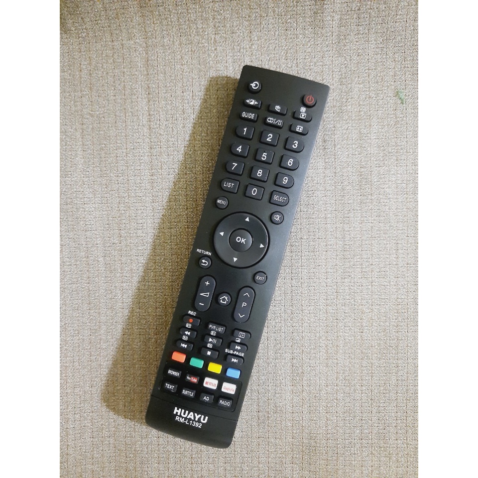 Remote Điều khiển tivi Toshiba RM-L1392 đa năng các dòng TV Toshiba LCD/LED/SmartTV- Hàng tốt Tặng kèm Pin