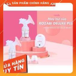 Máy hút sữa điện đôi Rozabi Deluxe Plus có pin sạc