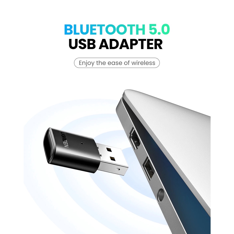 Thiết Bị USB Phát Bluetooth 5.0 Dành Cho Máy Tính Và PC Ugreen CM390 US192 Chính Hãng | BigBuy360 - bigbuy360.vn