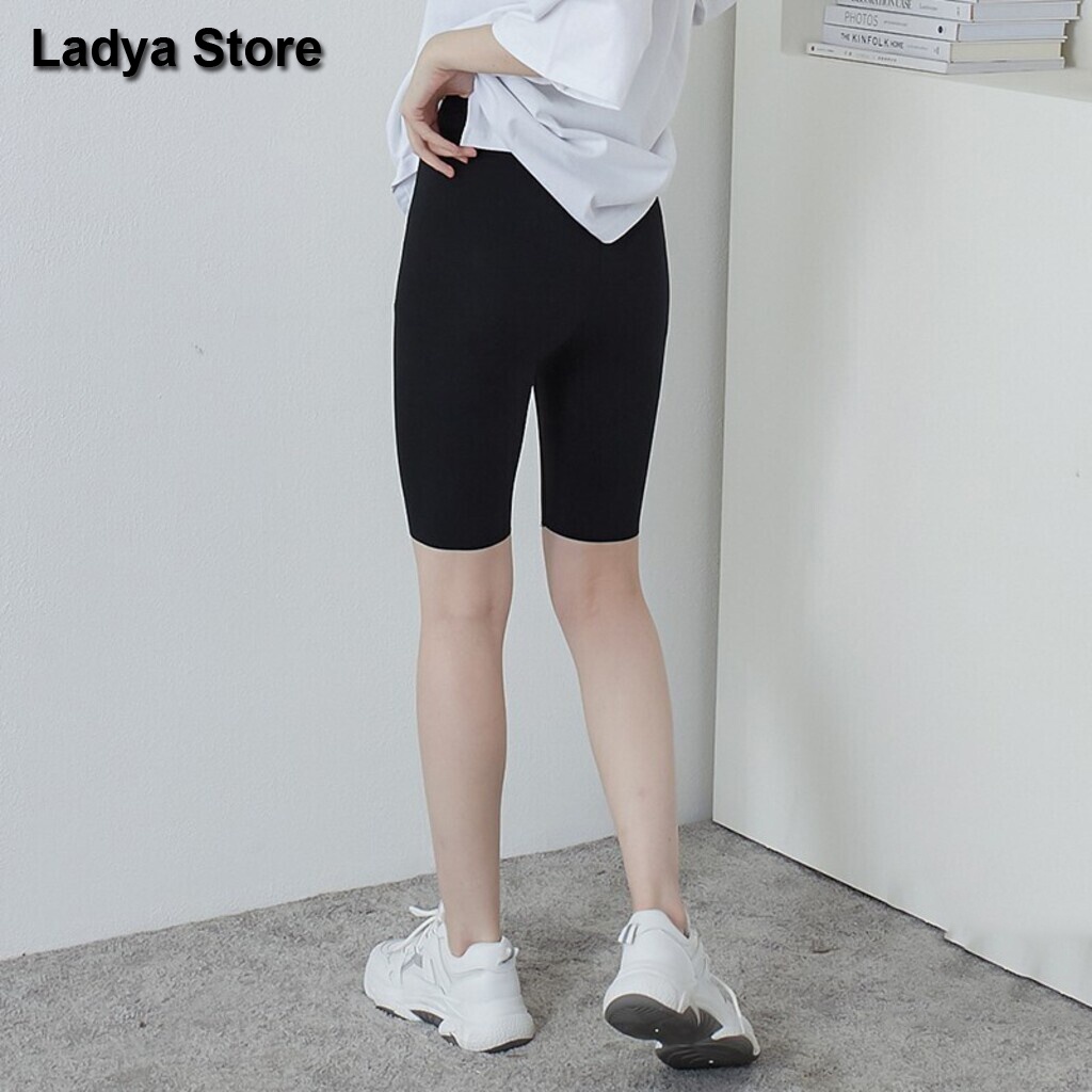 Quần legging ngố lửng nữ thun cao cấp chất liệu loại 1 nâng mông LADYA STORE | BigBuy360 - bigbuy360.vn