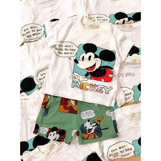 Bộ hè Zara mickey xuất dư cho bé trai 1-6y