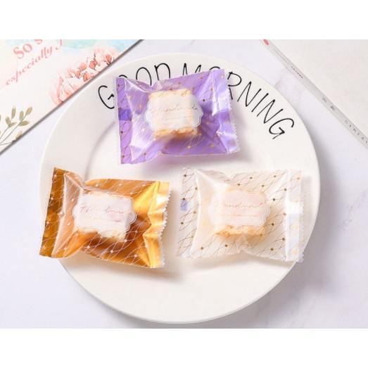 100 Túi bánh quy / bánh hành trong mix màu Handmade