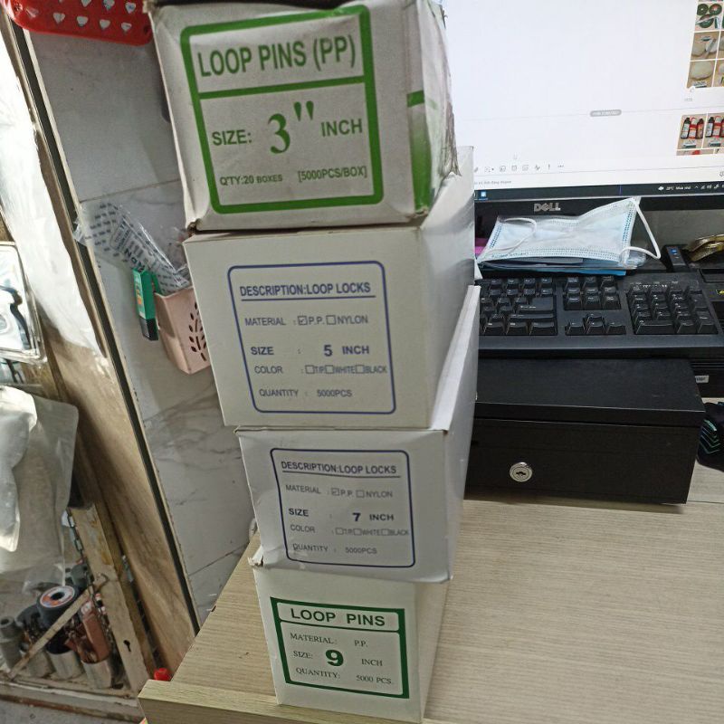 dây xỏ treo tem loop