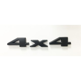 Decal Tem chữ nổi 4x4 trang trí ô tô