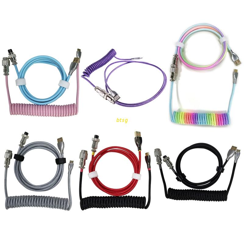 Dây Cáp USB Xoắn Nối Bàn Phím Cơ