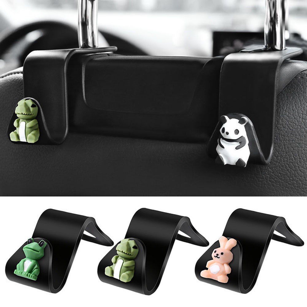 Móc treo đồ thiết kế hình động vật gắn sau ghế ngồi xe hơi chất lượng cao tiện dụng