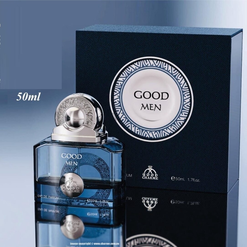 Nước hoa nam Charme Good Men 50ml - Màu xanh