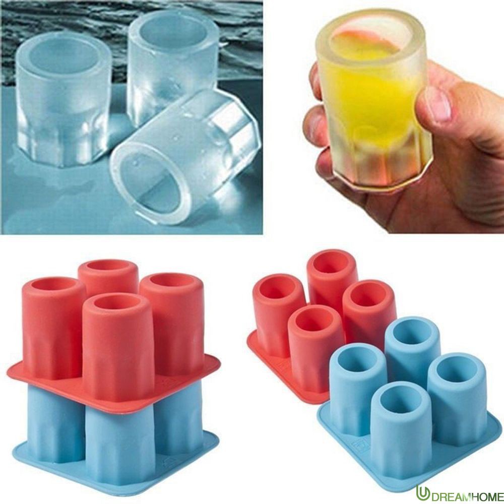 Khuôn Silicon Làm Đá Tạo Hình Chiếc Ly Thiết Kế Sáng Tạo