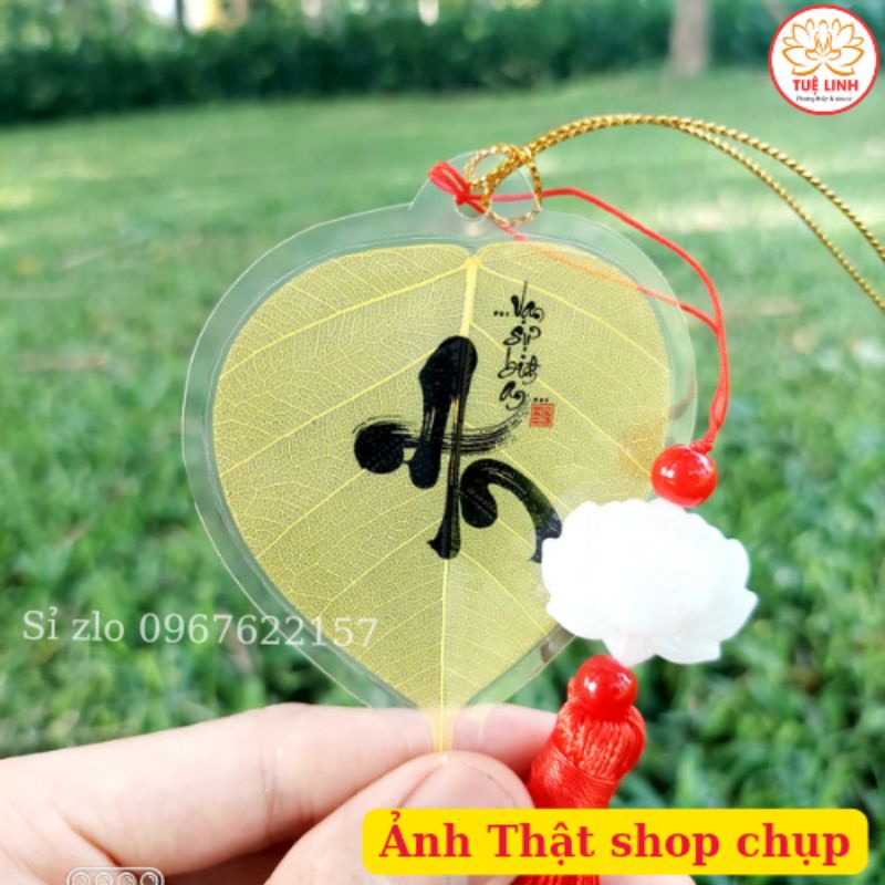 Lá Bồ Đề _ Chữ An Vạn Sự Bình An