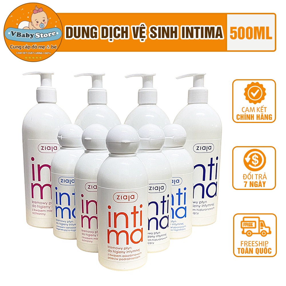 Dung Dịch Vệ Sinh Phụ Nữ ZIAJA INTIMA chính hãng 200ml và 500ml