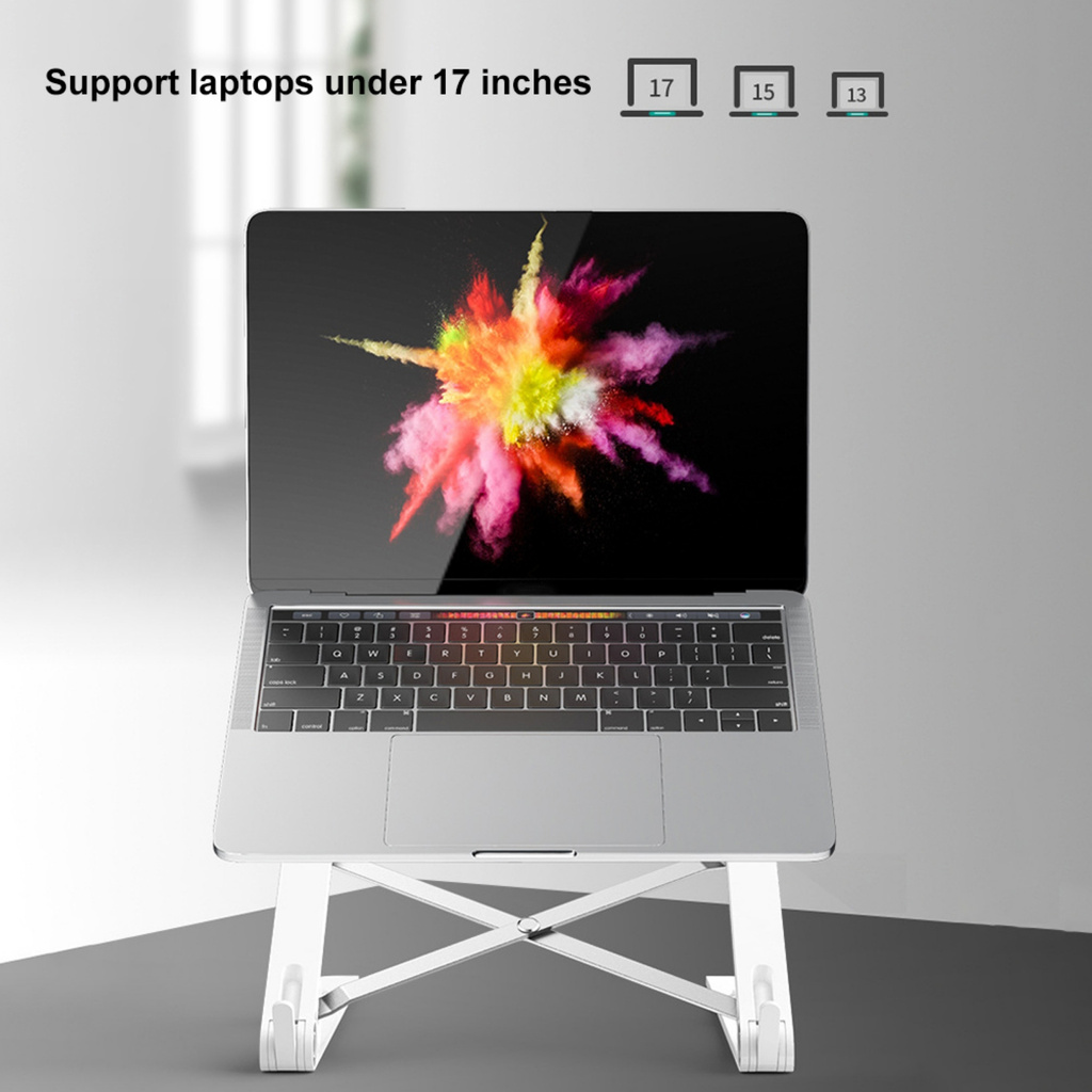 Giá Đỡ 5 Bánh Răng Làm Mát Cho Laptop 11-17 Inch Có Thể Gập Lại Tiện Dụng