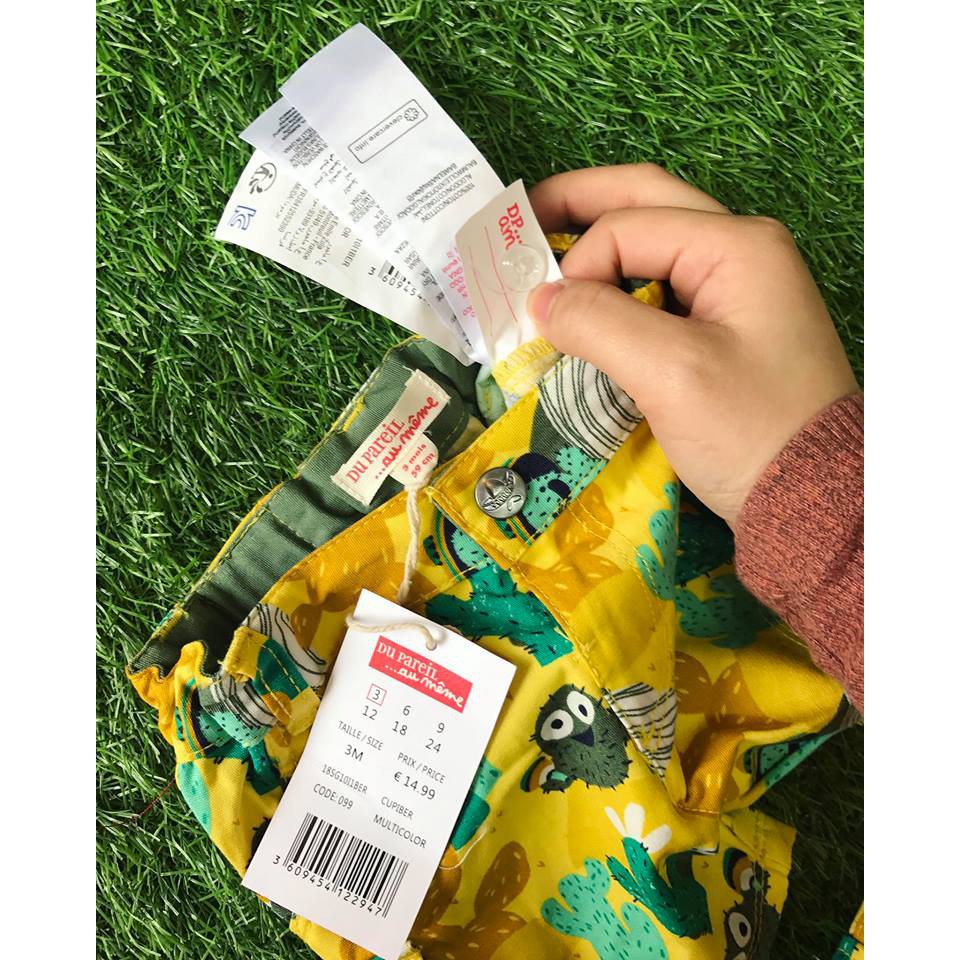 Quần bé trai họa tiết xương rồng