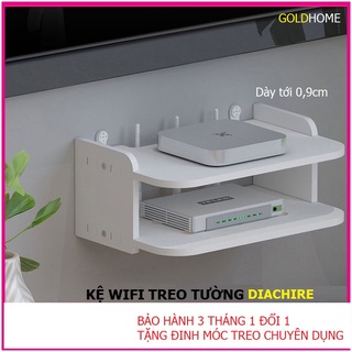 Kệ wifi để đầu thu treo tường 2 tầng kiểu mới - BH 1 Đổi 1