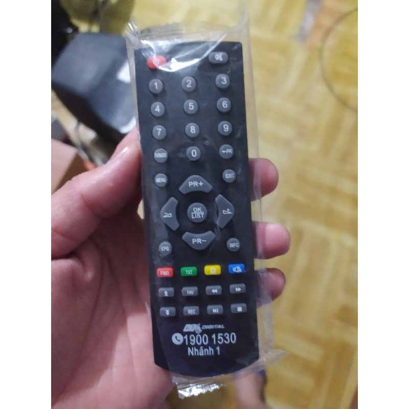 Remote Điều khiển đầu thu kỹ thuật số mặt đất VTC T201