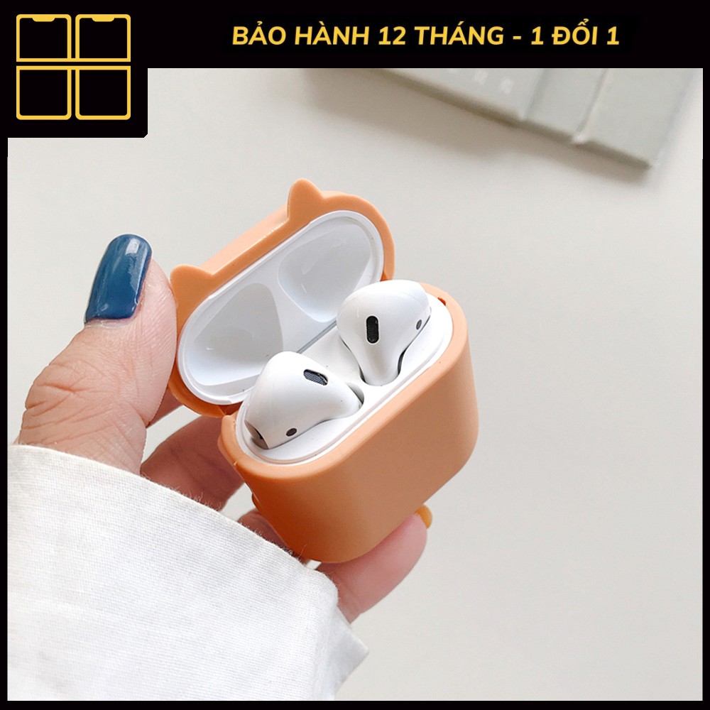 Vỏ Ốp Airpod Case 1/2/Pro chống va đập, ốp airpod siêu dễ thương Shiba Inu 88Mobile