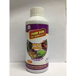 Phân bón  Thiên Ân NPK 6-12-3 siêu ra rễ, hoa bền đẹp... 500ml