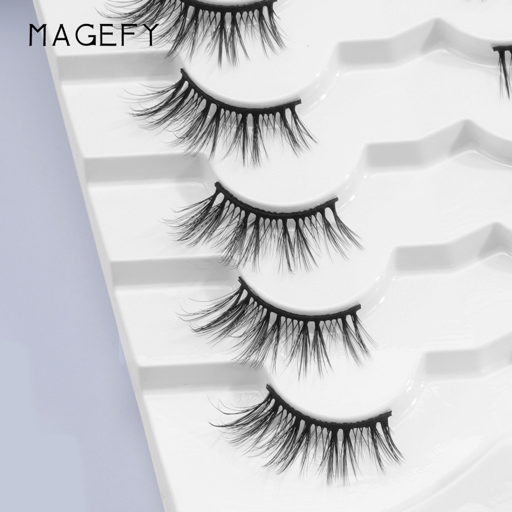 Set 7 cặp lông mi giả MAGEFY nối mi tự nhiên thoải mái
