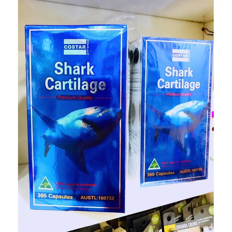 (3/23 Mỹ) Viên uống sụn cá mập Costar Shark Cartilage 750mg 365 viên