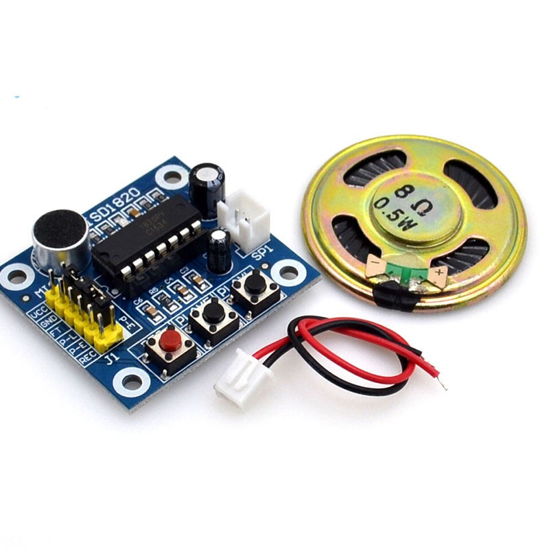1 mô-đun máy ghi âm ISD1820 với Mic Sound Audio Loa