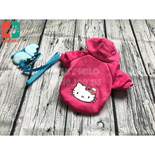 Bộ áo hello kitty hồng cho cún