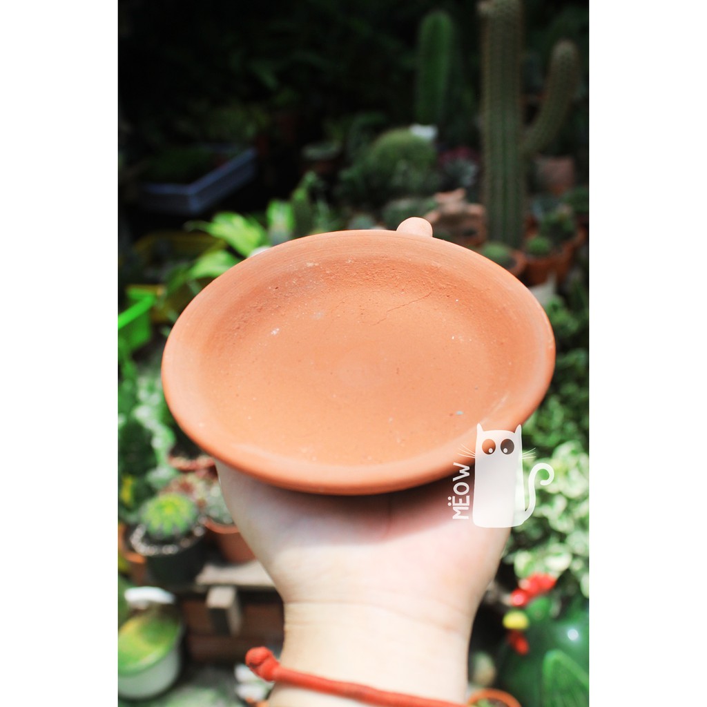 Dĩa lót chậu đất nung nhiều size