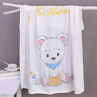 ⚡️CHĂN LỤA - Chăn Lụa Cotton Aden Siêu Mềm Mát (KT: 1m1x1m1)⚡️