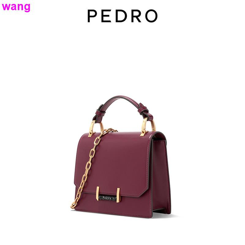 PEDRO Shoulder Bag PW2-76390027 Ladies Metal Chain Flip Portable Small Square Bag