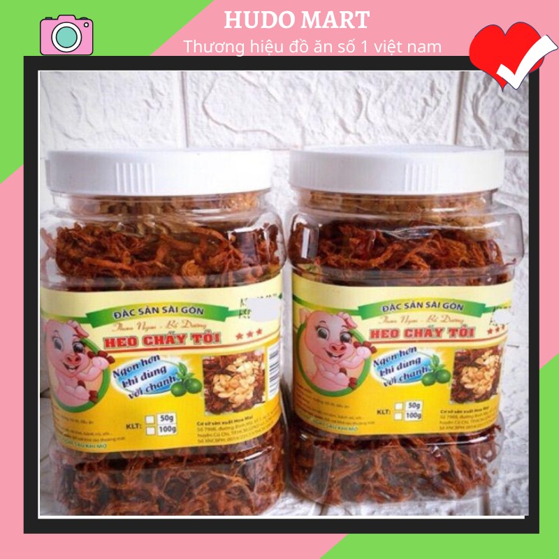 [Mã GROXUAN1 giảm 8% đơn 150K] 1KG KHÔ HEO CHÁY TỎI HUDO MART [2 hũ 500gr] | BigBuy360 - bigbuy360.vn