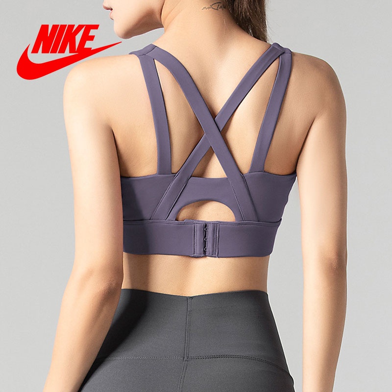 Áo Ngực Thể Thao nike Có Mút Đệm Lưng Quyến Rũ Cho Nữ