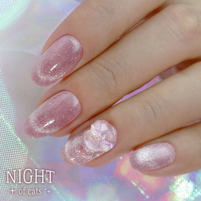 Sơn mắt mèo kim cương flash Night of cat