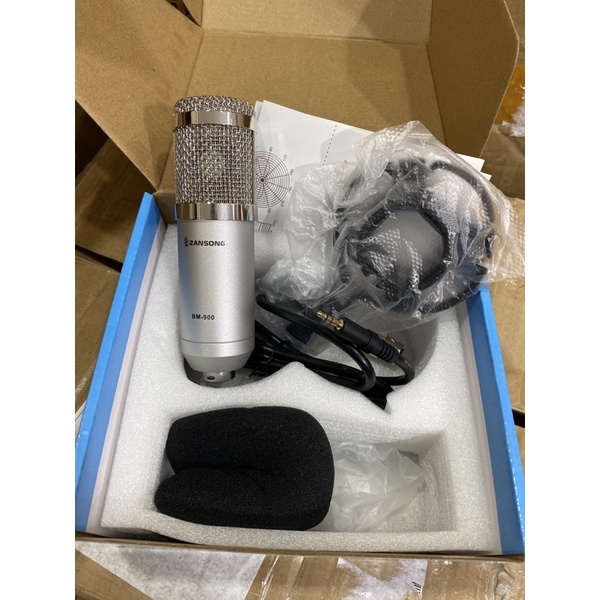 Mic hát thu âm livetream Bm900