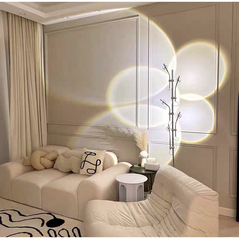 Đèn chiếu thiết kế chụp Studio, quay Video Log , đèn Sunset nhiều màu