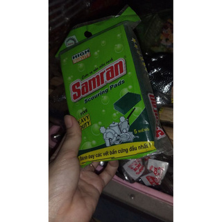 Cước nhám xanh bịt 5 miếng bán theo bịt