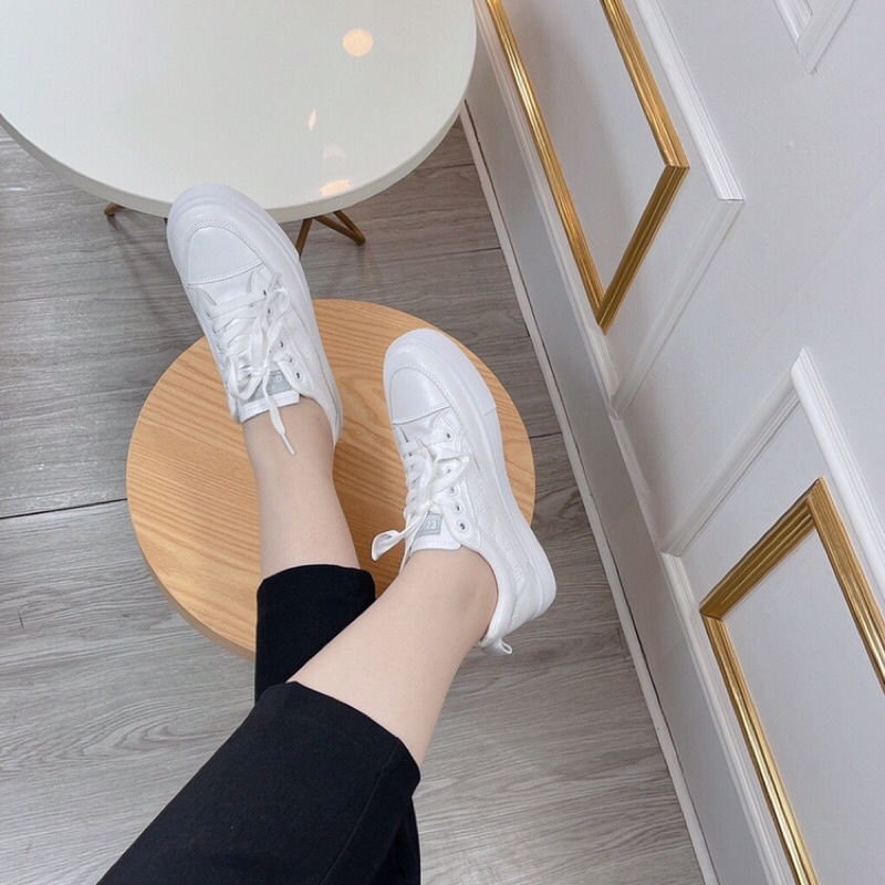Dày Thể Thao Nữ Da Mềm Kiểu Dáng Hàn Quốc | BigBuy360 - bigbuy360.vn