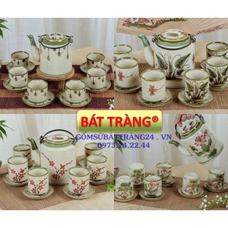BỘ ẤM TÍCH BÁT TRÀNG ĐẸP BỘ TÍCH HÃM TRÀ NGON ẤM TÍCH CAO CẤP GIỮ NHIỆT TỐT