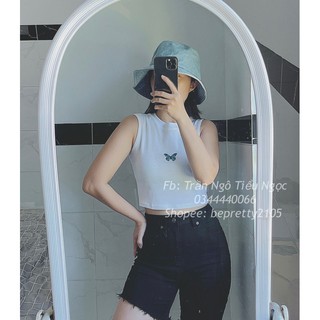 [XẢ KHO] Áo croptop sát nách basic
