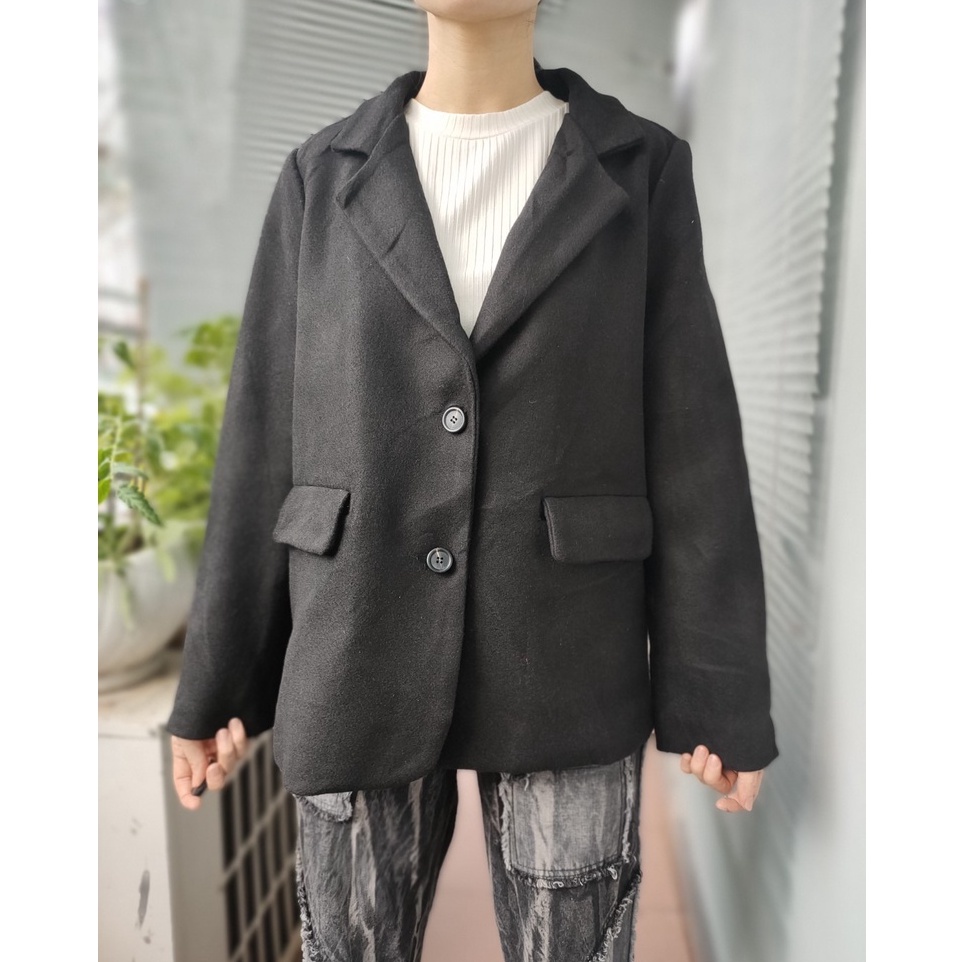 Áo Blazer Dạ Hàn second-hand, áo mangto, Trench coat - Đồ Si Bon MT26