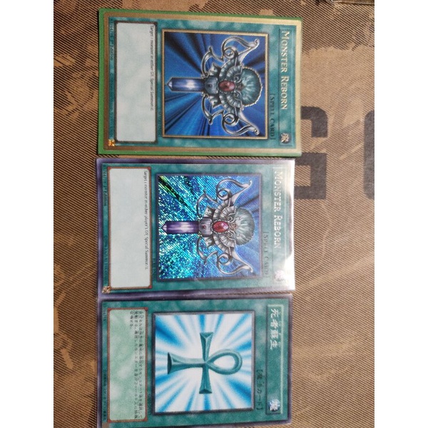 Bộ core Thẻ trò chơi yugioh monster reborn Hồi sinh ma thuật