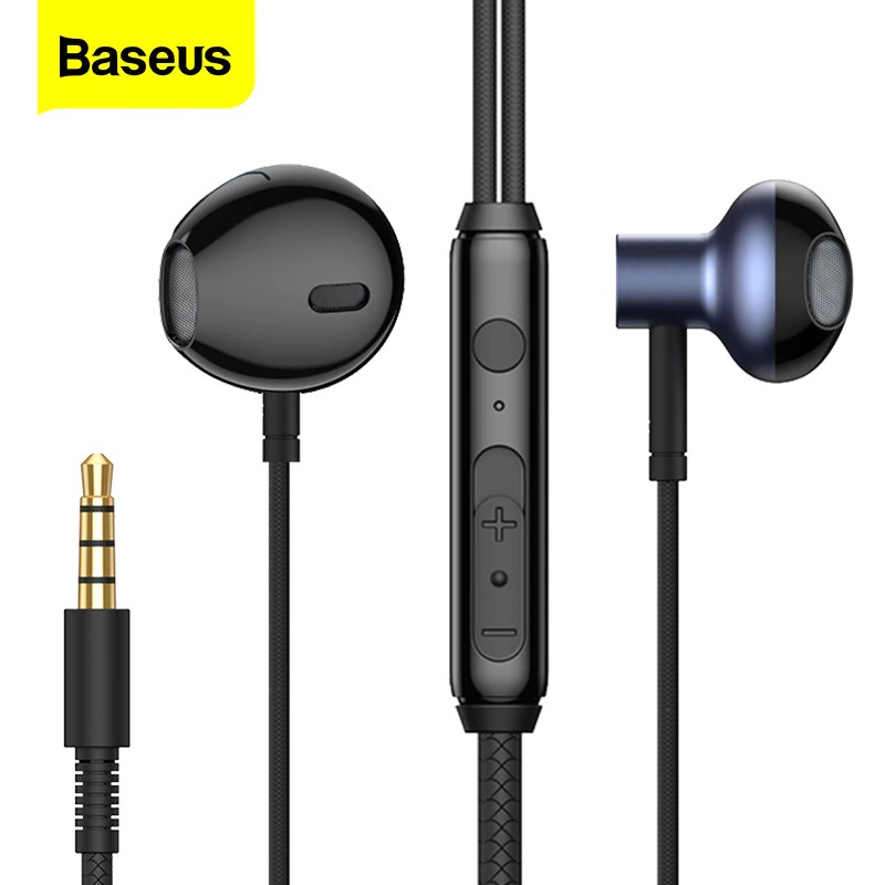 Tai nghe AUX 3.5mm Baseus Encok H19 Wired Earphone