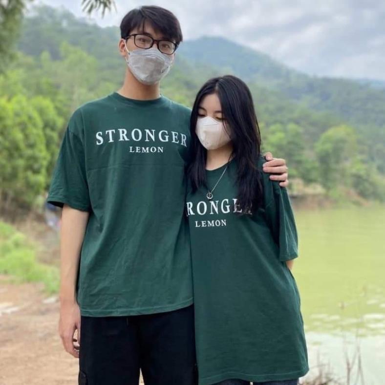 [Rẻ Vô Địch] Áo Thun Nam Nữ Form Rộng Unisex STRONGER