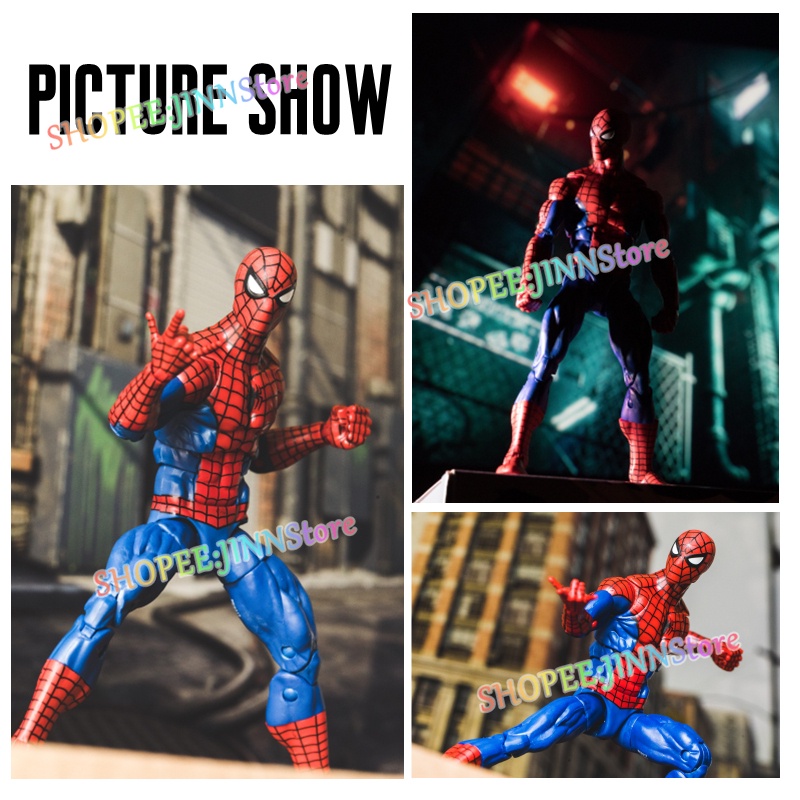 Mô Hình Nhân Vật BEN Reile SPIDER-MAN &amp; SYMBIOTE Trong Marvel Legends