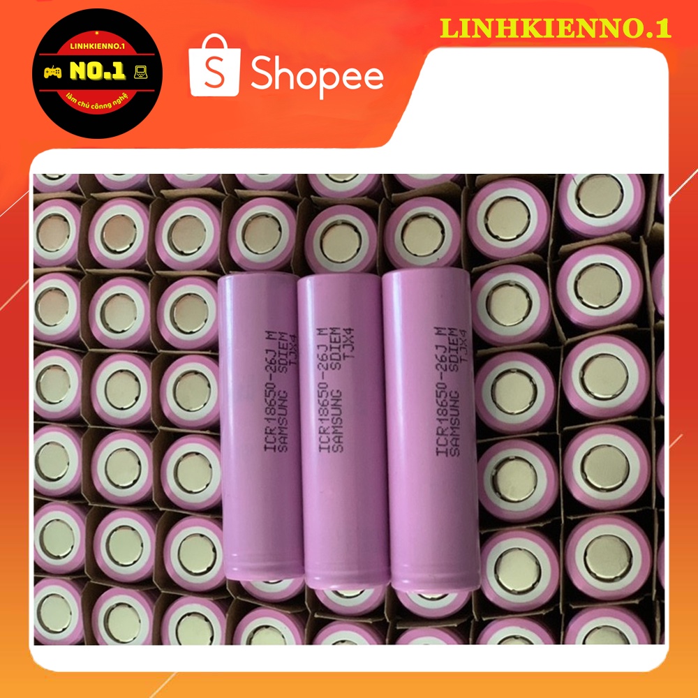 PIN 18650 SAMSUNG 3.7V CHÍNH HÃNG 2600mAH 2900mAh 3000mAh