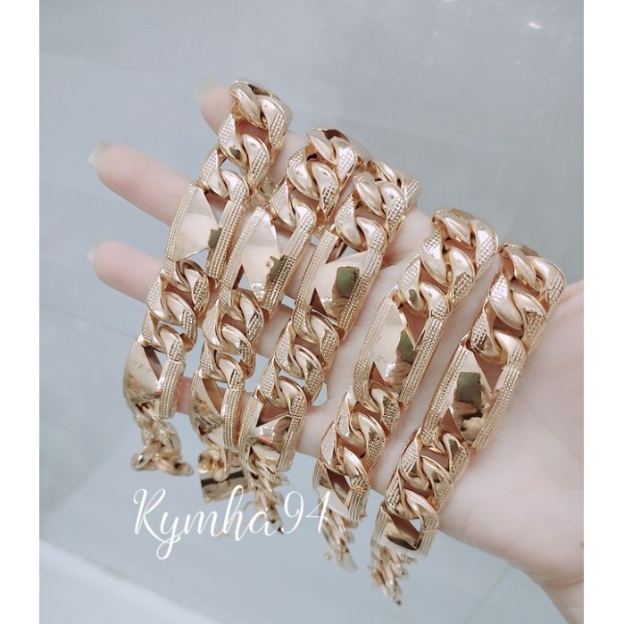 Lắc tay màu 18k khóa hộp